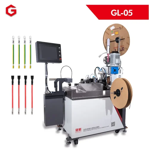 Fully Automatic Single-head Terminal Crimping and Heat Shrink Tubing Threading Machine GL-05 - Image 2