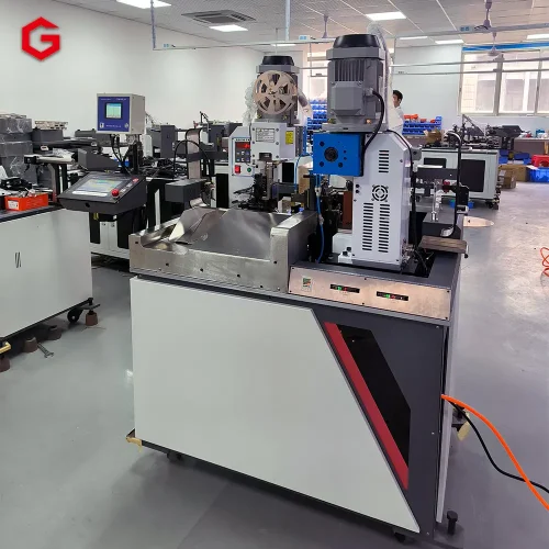 Alternative view of Fully Automatic Double-head Terminal Crimping Machine GL-01D
