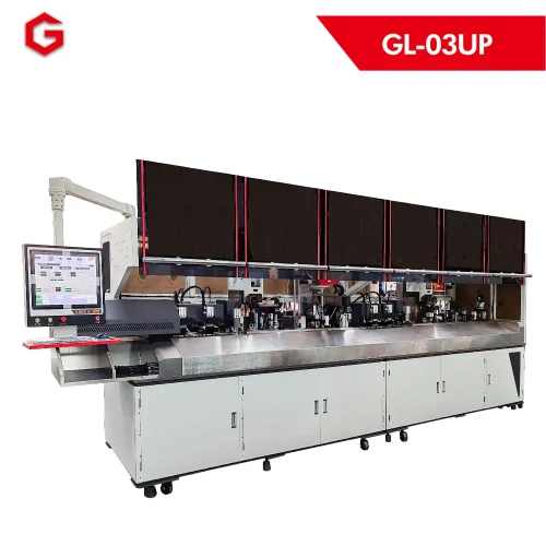 Alternative view of Fully Automatic Double - end Crimping, Pipe Inserting and Printing Machine GL-03UP