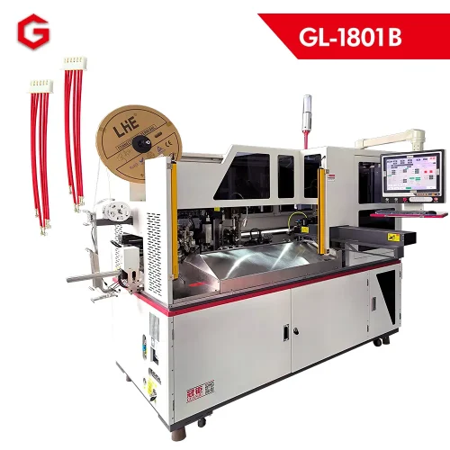Fully Automatic Double-End Terminal Crimping and Single-End Plastic Housing Threading Machine GL-1801B