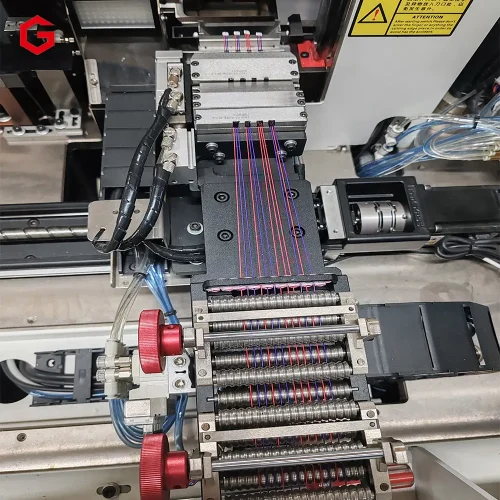Multiple Wires Cutting Stripping Single End Plastic Housing Insertion Crimping Twisting Tinning Machine GL-1801N - Image 3