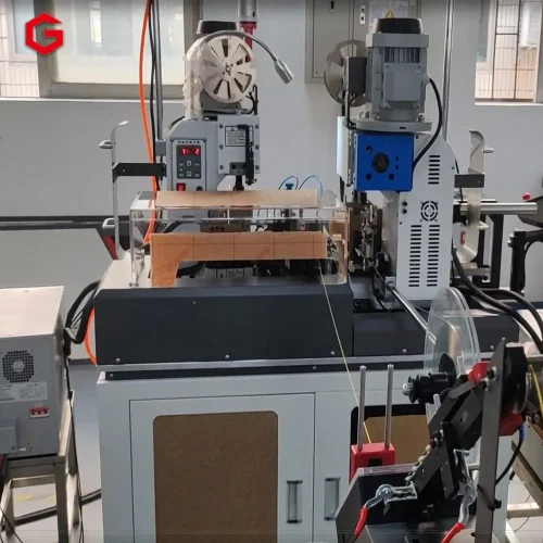 Alternative view of Full-automatic Single-end Terminal Crimping, Tin Dipping and Nickel Sheet Welding Machine GL-02HR-D