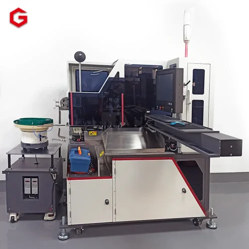 Alternative view of Fully Automatic Single-end Crimping and Terminal Insertion into Housing Machine GL-1801