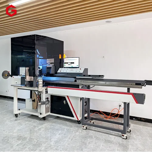 Alternative view of fully automatic high-speed double-end crimping machine GL-202B
